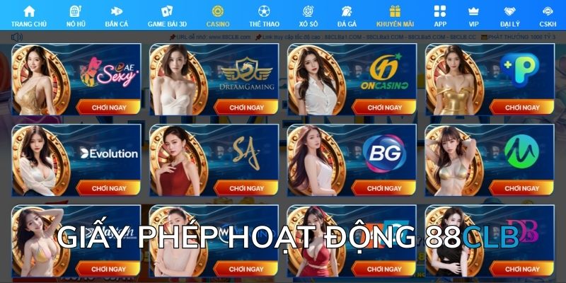 kho game cực khủng tại casino 88clb